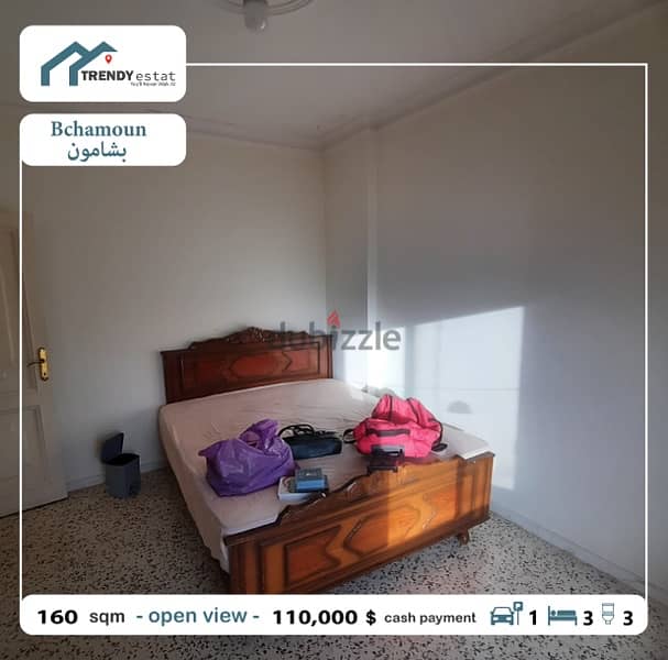 apartment for sale in bchamoun شقة للبيع اول بشامون دقيقة من الساحة 12