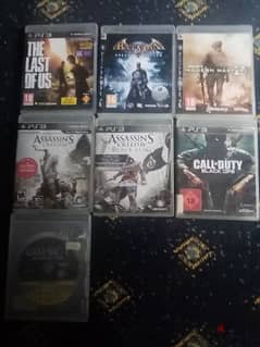 7 ps3 games in very good condition