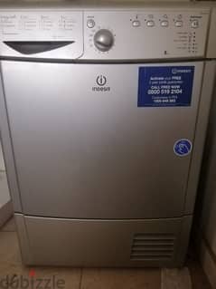 dryer brand Indesit 8 kg 250$ used like new
