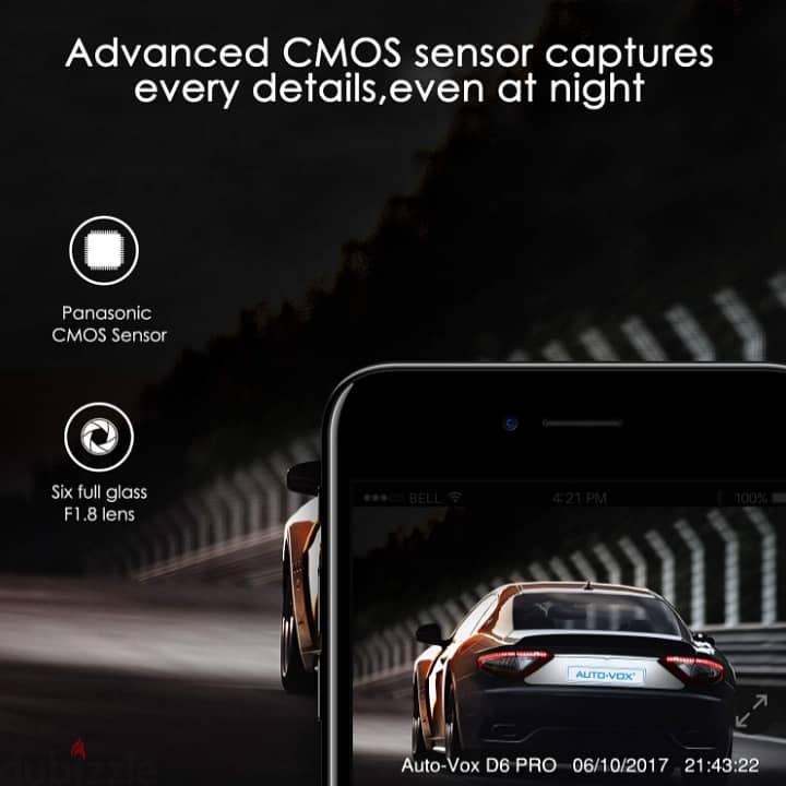 AUTO-VOX D6 Pro 1080p WiFi Dash Cam, Gesture Photography /3$delivery 7