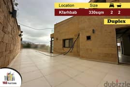 Kfarhbab 330m2 | Terrace 70m2 | Duplex | New | Ideal State | KA | 0