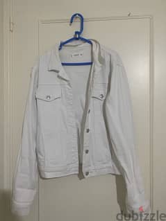 MANGO-White jeans jacket