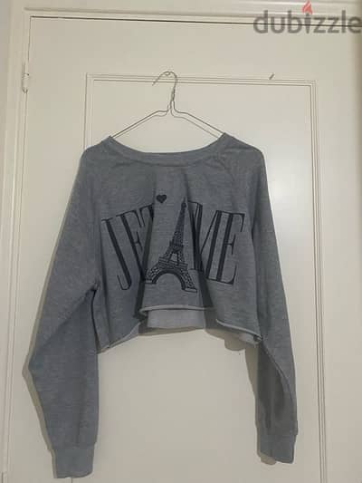 ALCOTT- Grey crop top