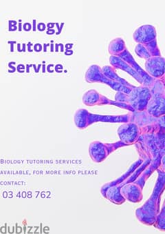 Biology tutoring service