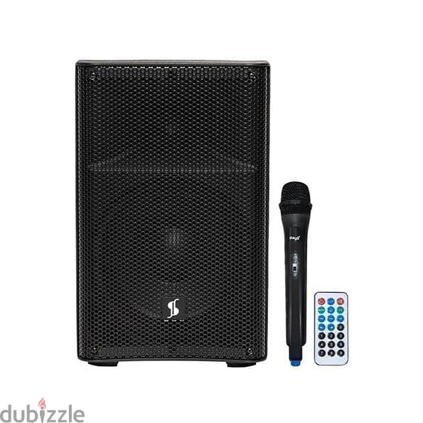 Stagg As10b Battery Powered Speaker With Wireless Microphone Musical