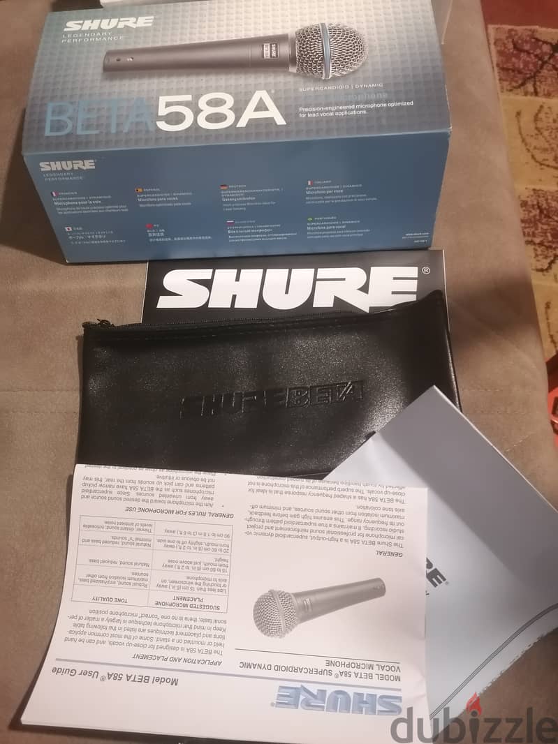 Microphone shure made in maxican with excellent quality 1