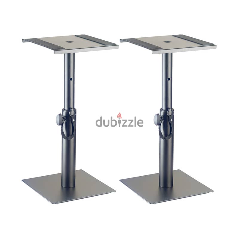 Stagg Two Height-Adjustable Monitor or Light Stands (short) 1