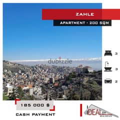 Apartment for sale In Zahle 200 sqm شقة للبيع في زحلة ref#AB16024