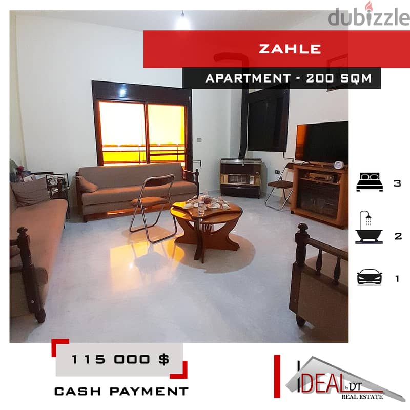 Apartment for sale in Zahle Mouallaka 200 sqm ref#ab16025 0