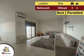 Ballouneh 165m2 | Furnished apartment | Mountain View | Luxury | KS |