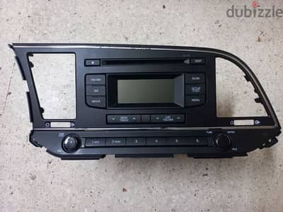 hyundai elantra 2017 radio