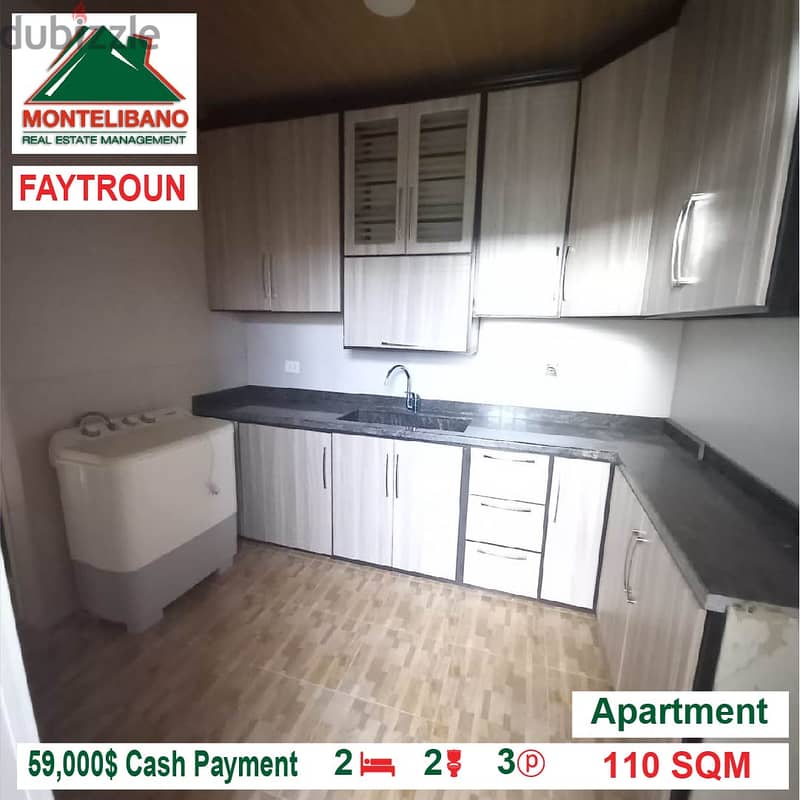 59000$!! Apartment for sale located in Faytroun 3