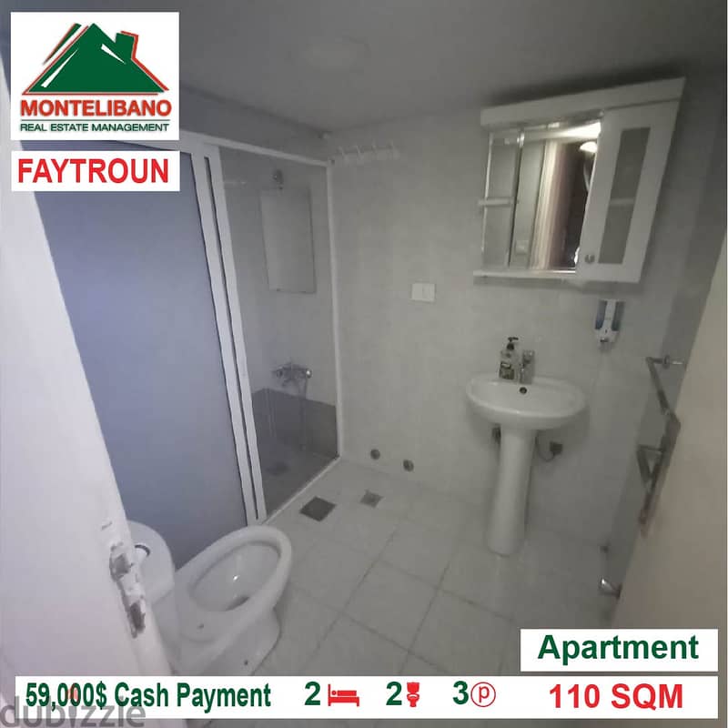 59000$!! Apartment for sale located in Faytroun 4