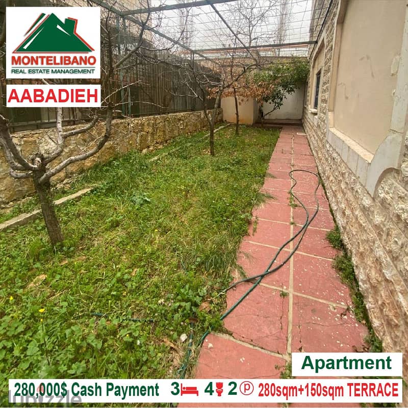 280,000$!! Apartment for sale located in Dhour El Aabadieh 3