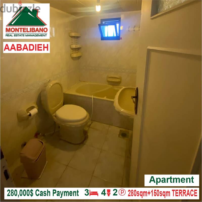 280,000$!! Apartment for sale located in Dhour El Aabadieh 9