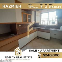 Apartment for sale in Hazmieh mar takla GA1043 0