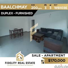 Furnished Duplex for sale in Baalchamy WB1036