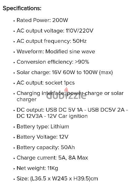 200W Mobile Solar Power Storage Box
DC/AC Lithium Battery 50Ah 6