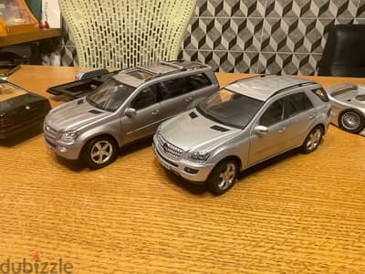 die cast trailer + MERCEDES GL CLASS & ML CLASS