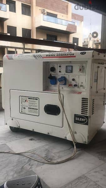 25 amp disel hardly used. مولد مازوت ٢٥ امبير حالة ممتازة 0