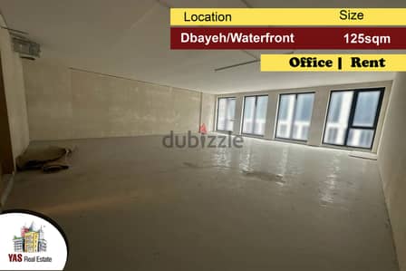 Dbayeh/Waterfront 125m2 | Office for Rent | Prime Location | MJ |