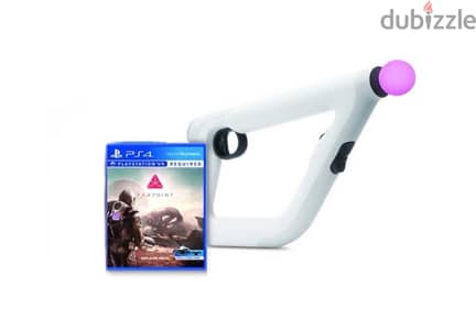 PS4 aim gun with game $80