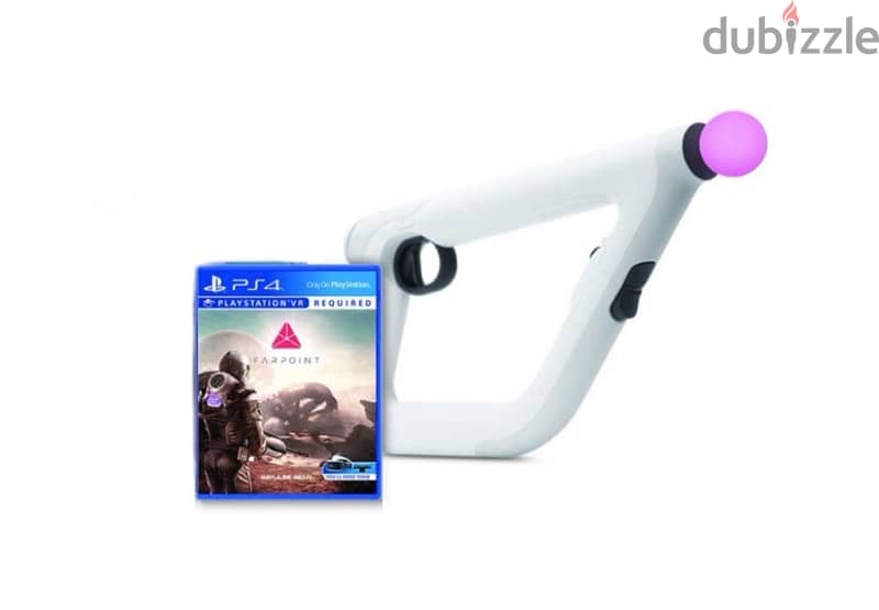 PS4 aim gun with game $80 0