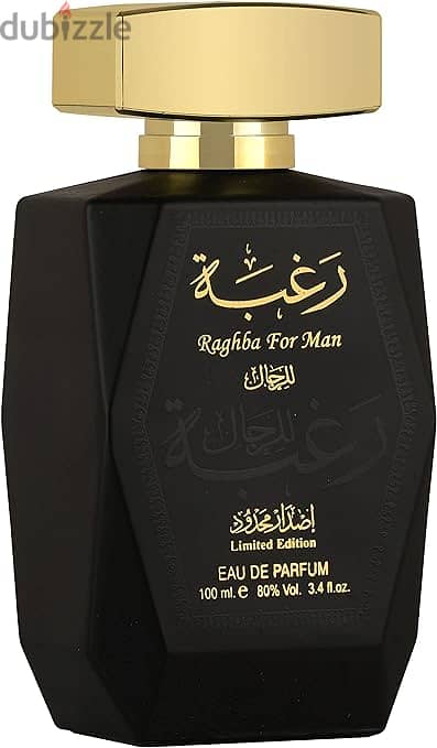 Raghba By Lattafa - Perfume For Men - Eau De Parfum, 100 Ml