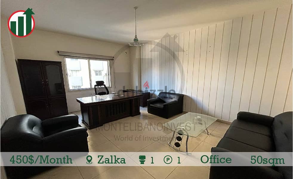 Furnished Office for rent in Zalka! 2