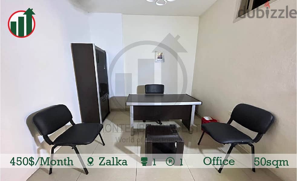 Furnished Office for rent in Zalka! 4
