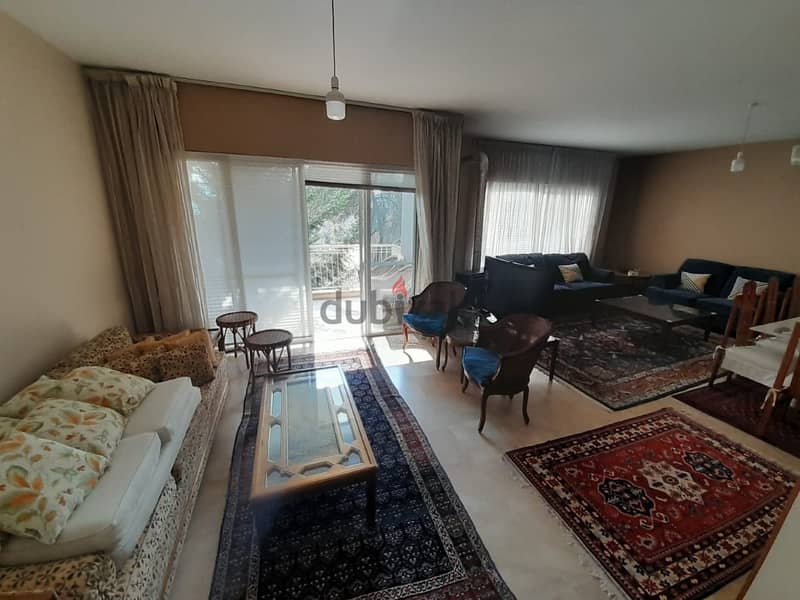 130 Sqm | Fully furnished apartment for rent in Broummana / Al Ouyoun 1