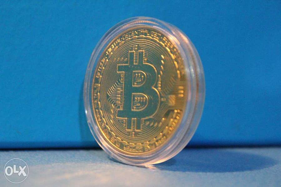 Gold plated Bitcoin, Coin Collector /Luxury Gift. (Crypto) 4