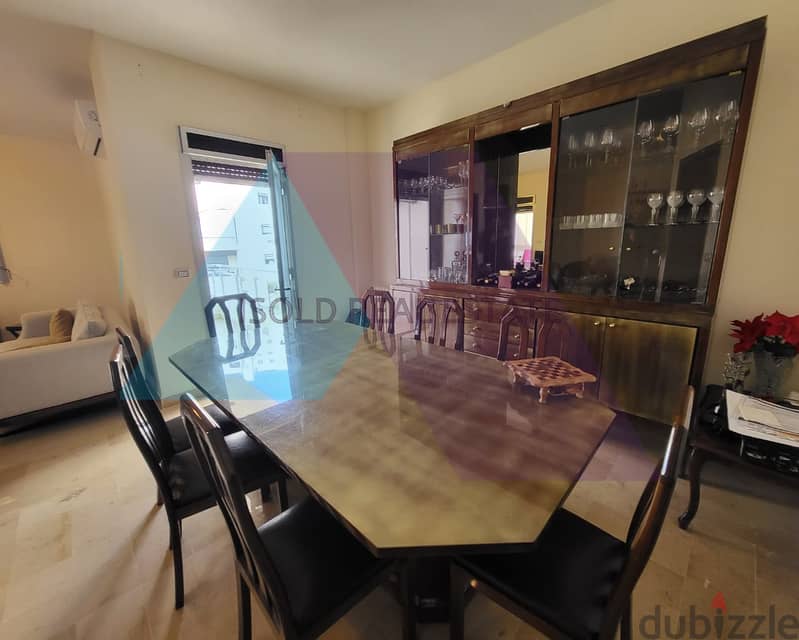 Furnished 240 m2 apartment having an open sea view for sale in Rabweh 2