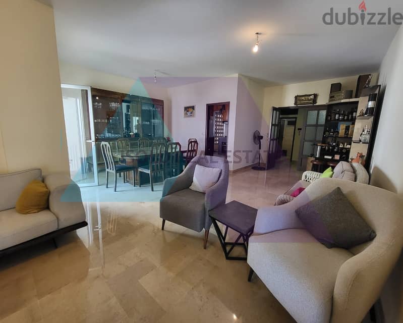 Furnished 240 m2 apartment having an open sea view for sale in Rabweh 6