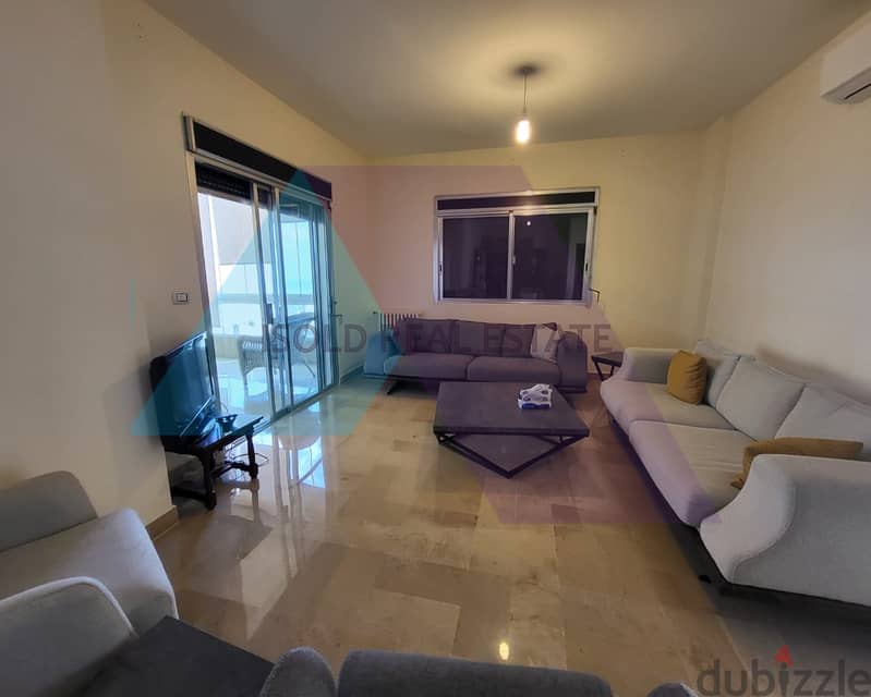 Furnished 240 m2 apartment having an open sea view for sale in Rabweh 7