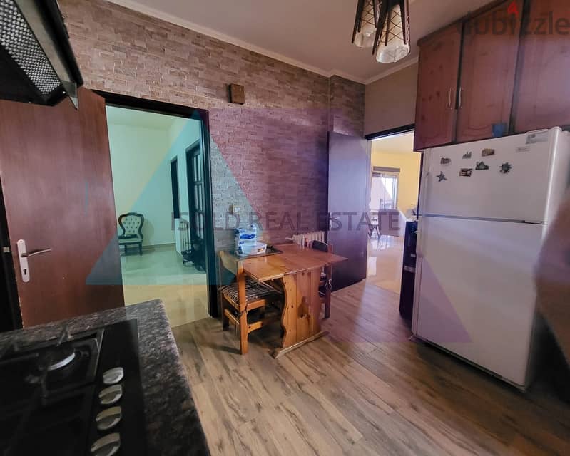 Furnished 240 m2 apartment having an open sea view for sale in Rabweh 8