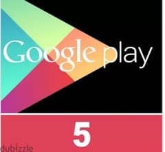 5$ play store card USA!!!!!!