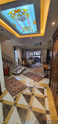 A decorated furnished 325 m2 duplex apartment for sale in Hadath