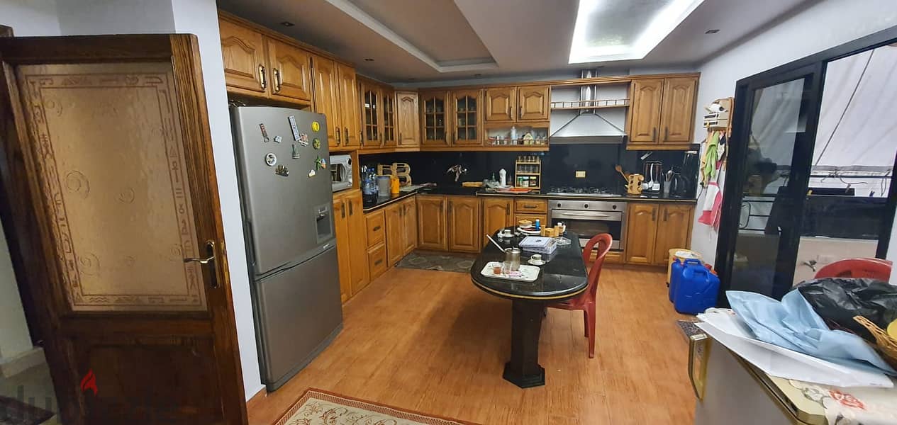A decorated furnished 325 m2 duplex apartment for sale in Hadath 4