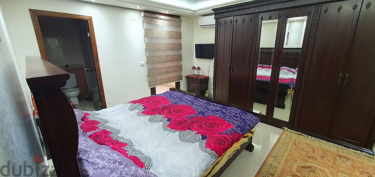 A decorated furnished 325 m2 duplex apartment for sale in Hadath 5