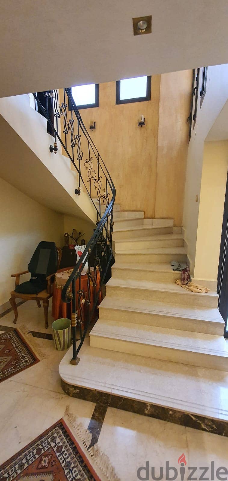 A decorated furnished 325 m2 duplex apartment for sale in Hadath 7