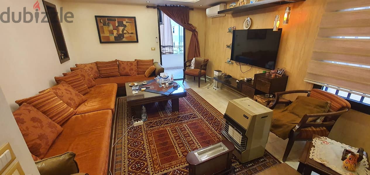 A decorated furnished 325 m2 duplex apartment for sale in Hadath 16