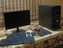 Computer, Case and Keyboard