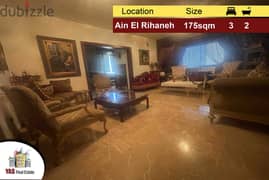 Ain El Rihaneh 175m2 | Well Maintained | Open View | Excellent Flat|EL