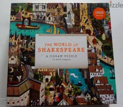 The World of Shakespeare 1000 Pieces  Jigsaw Puzzle Laurence King used 0