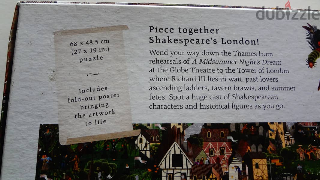 The World of Shakespeare 1000 Pieces  Jigsaw Puzzle Laurence King used 2