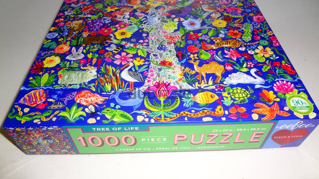 EEBOO 1000 pieces puzzle - Tree of life used 1