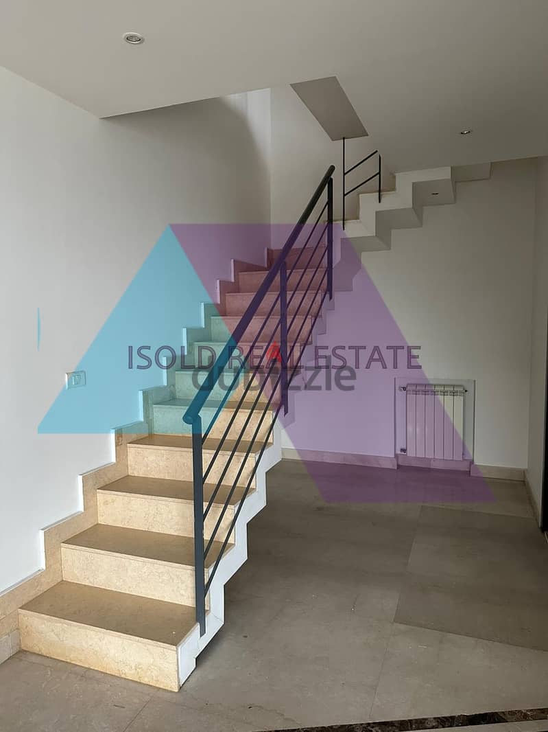 Furnished 280m2 duplex apartment with a terrace for rent in Ain Saadeh 2