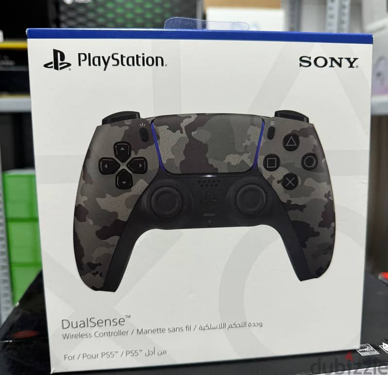 Joystick Sony Playstation Dualsense Ps5 Gray Camo