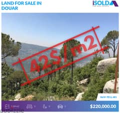 42 $ / m2, HOT DEAL 5189m2 land + open mountain view for sale in Douar